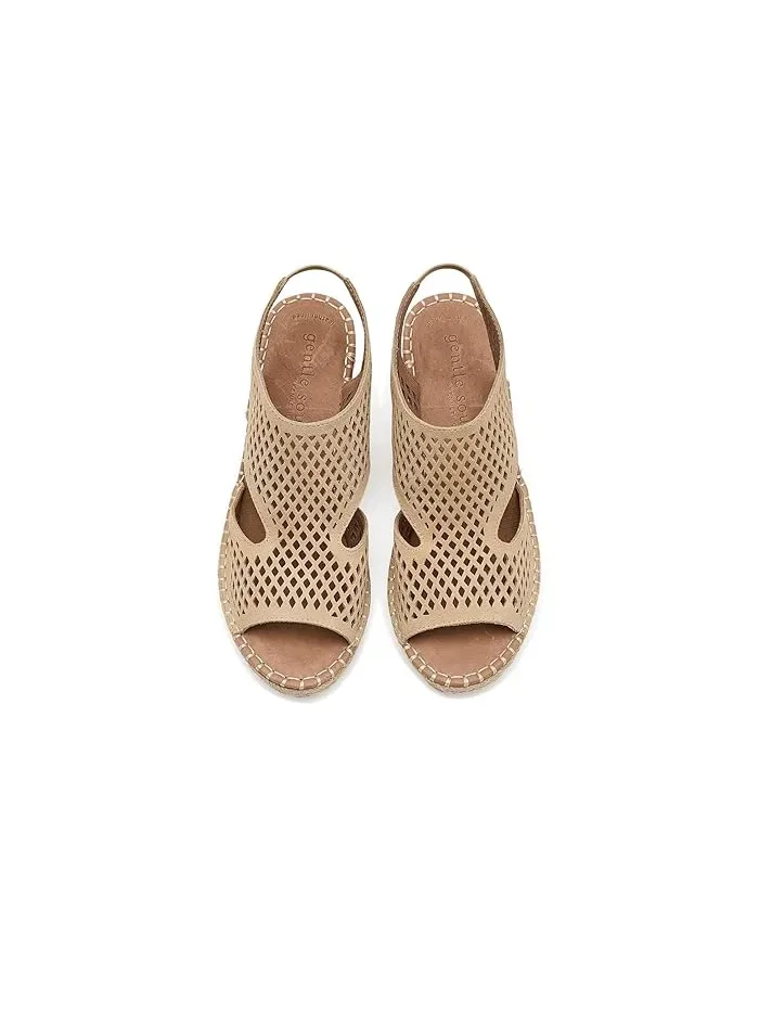 Босоножки на танкетке Cody Perf Gentle Souls by Kenneth Cole, Crossiant Suede — 3