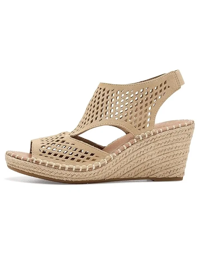 Босоножки на танкетке Cody Perf Gentle Souls by Kenneth Cole, Crossiant Suede — 5