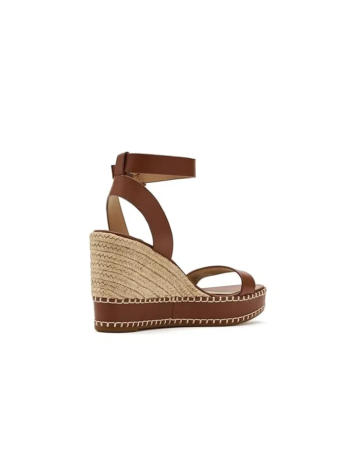 Босоножки на каблуке Hilarie Leather Espadrille Lauren Ralph Lauren — 4