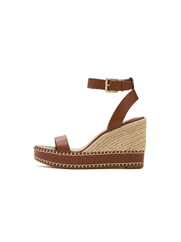 Босоножки на каблуке Hilarie Leather Espadrille Lauren Ralph Lauren — 5
