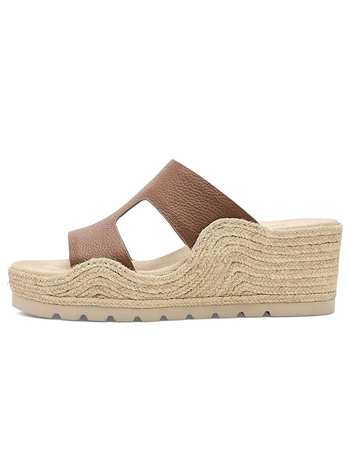 Босоножки на танкетке Cyril Vaneli, Cuoio Milled Calf — 5