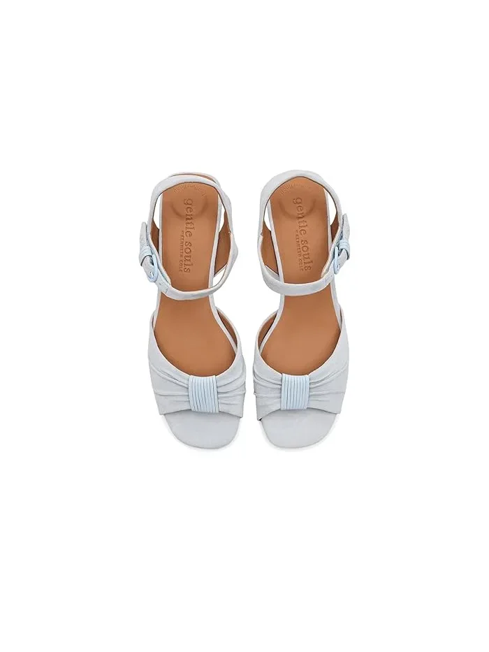 Туфли-лодочки на каблуке Sorae Gentle Souls by Kenneth Cole — изображение 3 из 5, синий