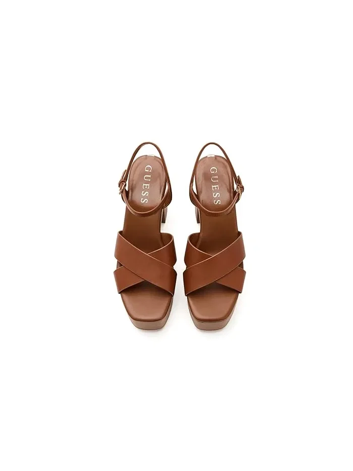 Туфли-лодочки с каблуком Qeelin GUESS, Dark Natural Leather — 3