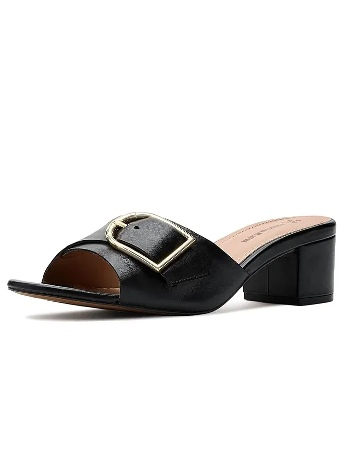 Босоножки на каблуке Edith Buckle Slide Johnston & Murphy — 1