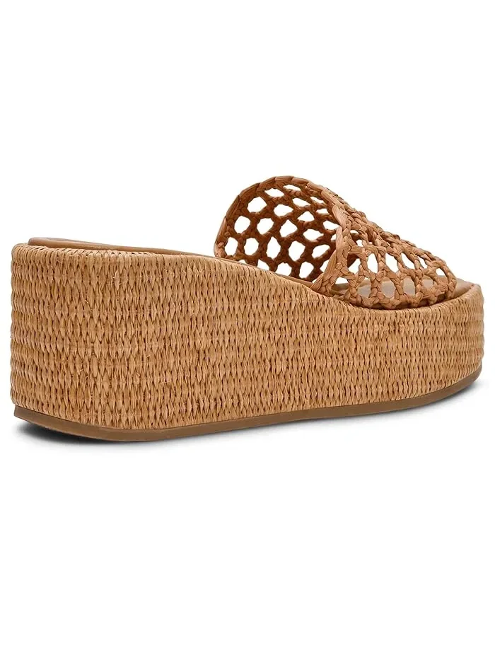 Босоножки на платформе Brandy Steve Madden, Raffia — 4