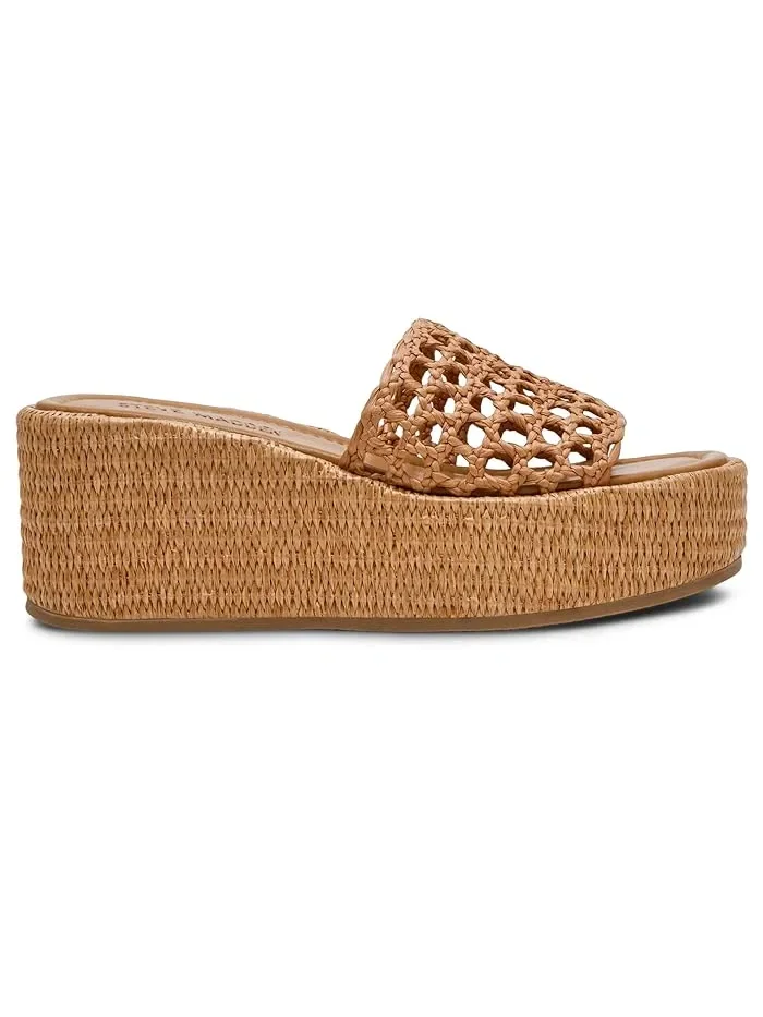 Босоножки на платформе Brandy Steve Madden, Raffia — 5