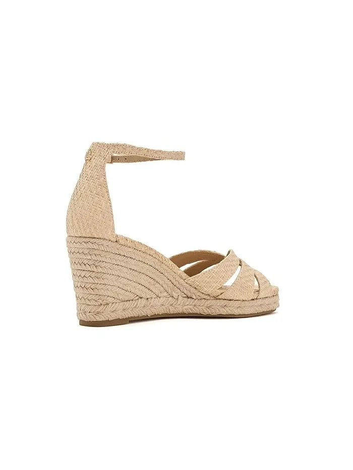 Босоножки на танкетке Nellie Raffia Lauren Ralph Lauren — 4