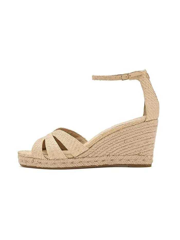 Босоножки на танкетке Nellie Raffia Lauren Ralph Lauren — 5