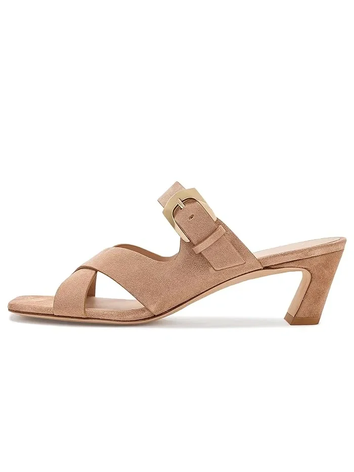 Босоножки с квадратным носком Sai Slides 50 Stuart Weitzman — 5