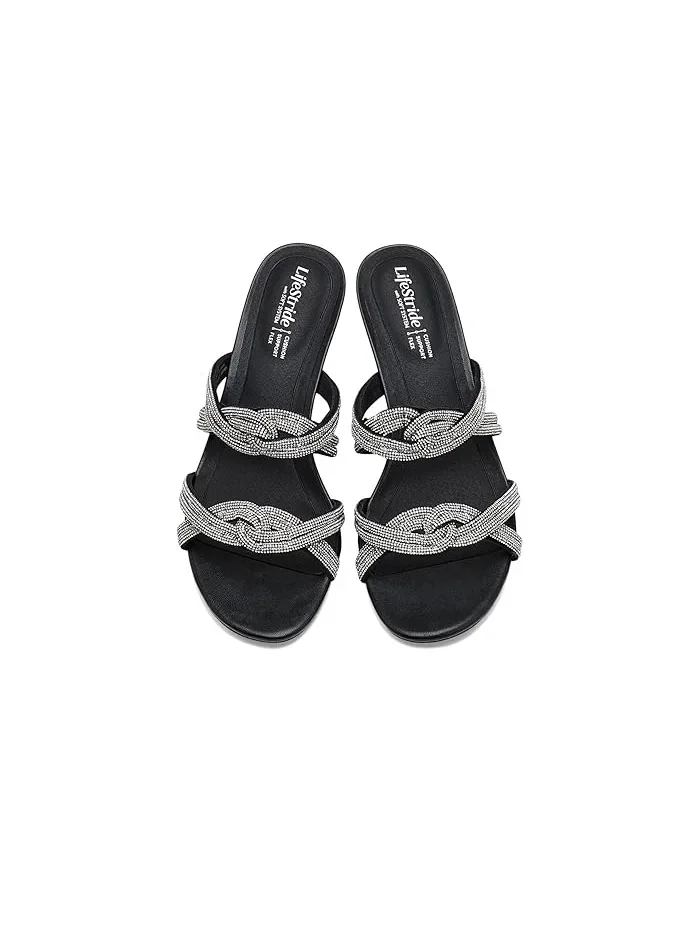 Босоножки с блестками Night-out Slide Sandals LifeStride — 3