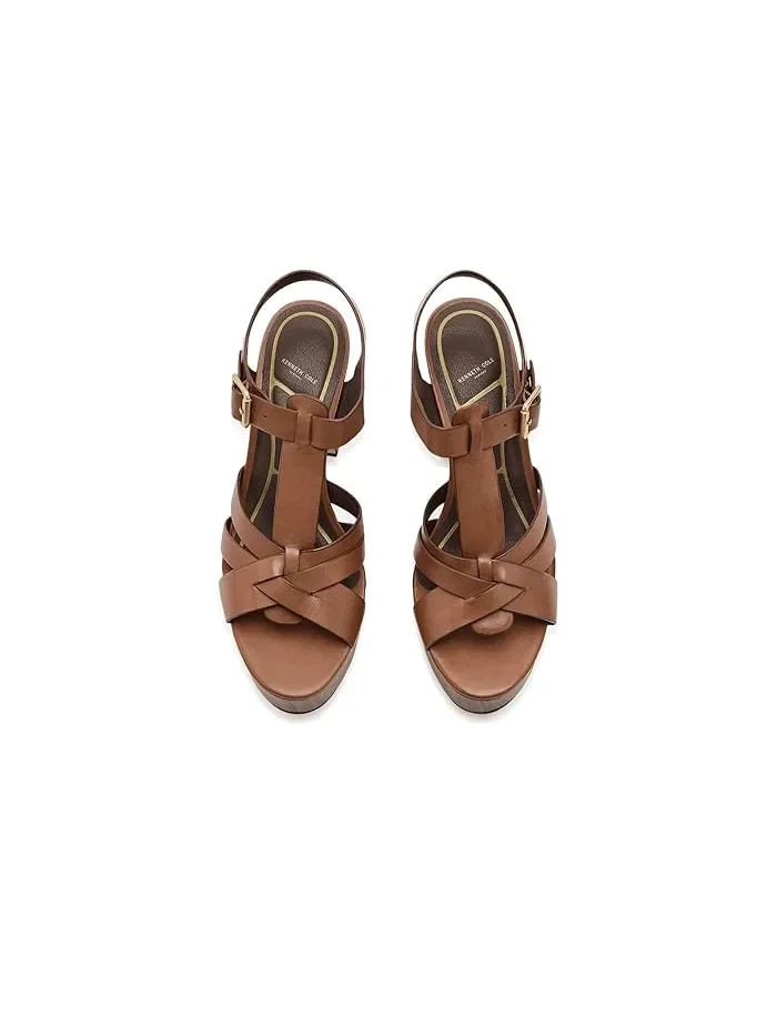 Туфли-лодочки на платформе Lotus Kenneth Cole New York, Luggage Leather — 3