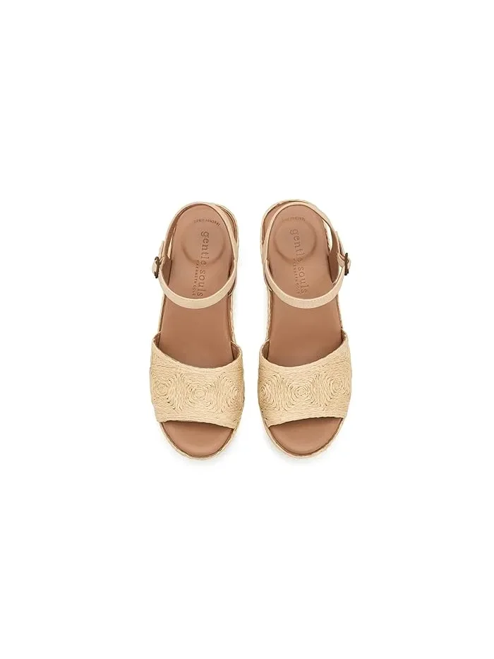 Босоножки на танкетке с цветочным орнаментом Nevio Gentle Souls by Kenneth Cole — 3