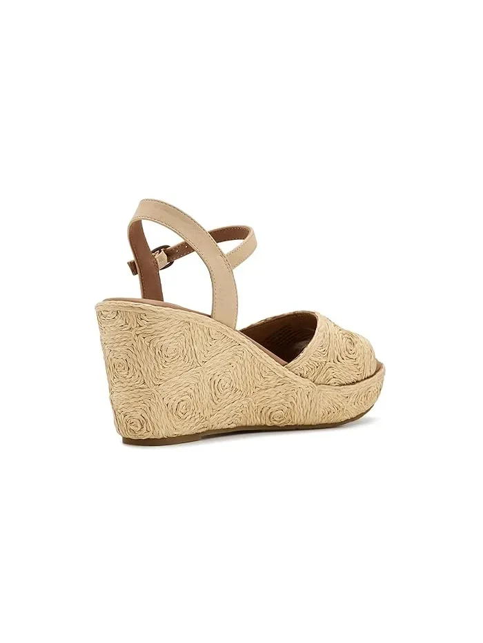 Босоножки на танкетке с цветочным орнаментом Nevio Gentle Souls by Kenneth Cole — 4