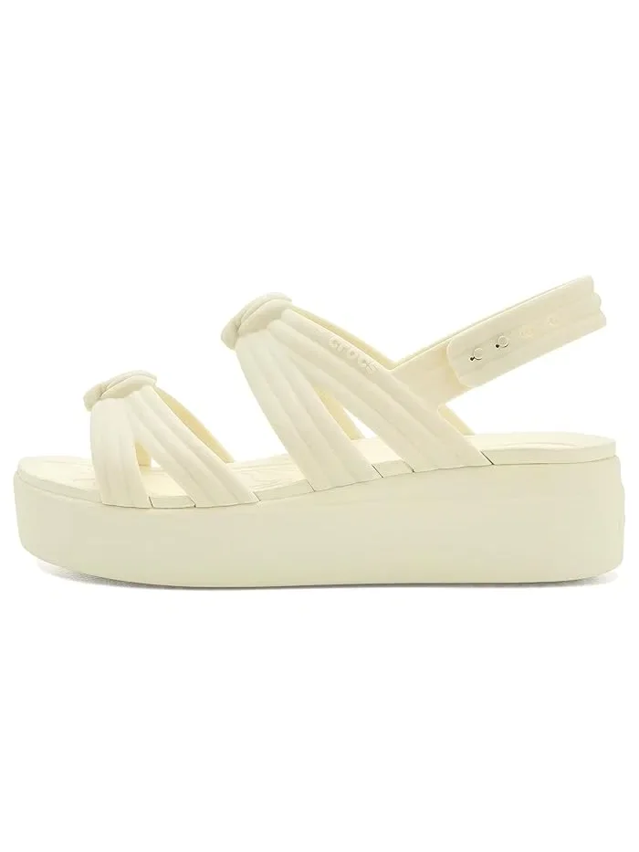 Босоножки на платформе Brooklyn Knot Low Wedge Crocs — 5