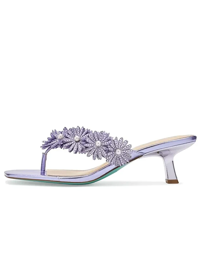 Босоножки на каблуке Lesli Blue by Betsey Johnson — 5