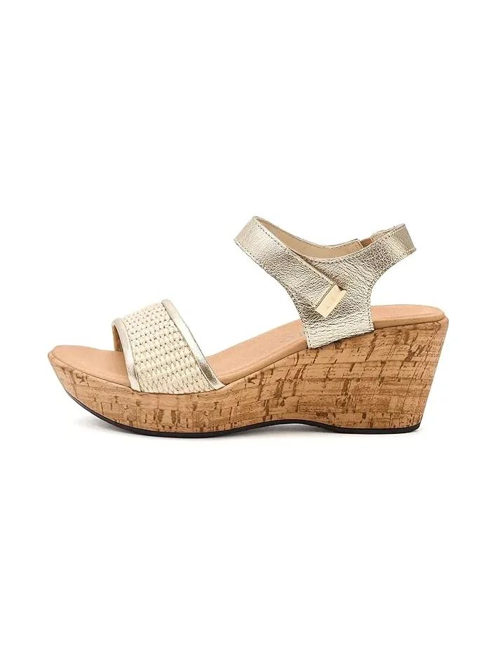 Босоножки на танкетке Summer Raffia Naot — 5