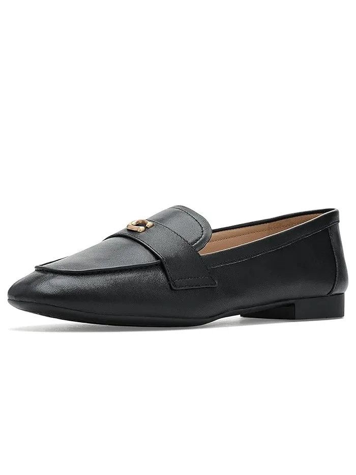 Лоферы кожаные Sculpted C Leather Loafers COACH — 1