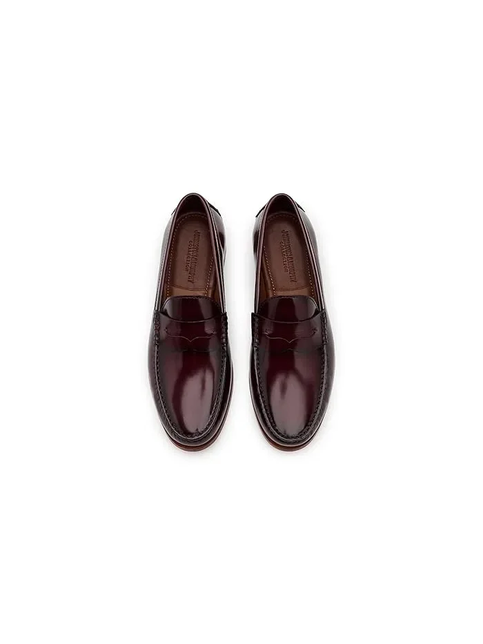 Лоферы Baldwin Johnston & Murphy Collection, Bordeaux Brush-Off Full Grain — 3