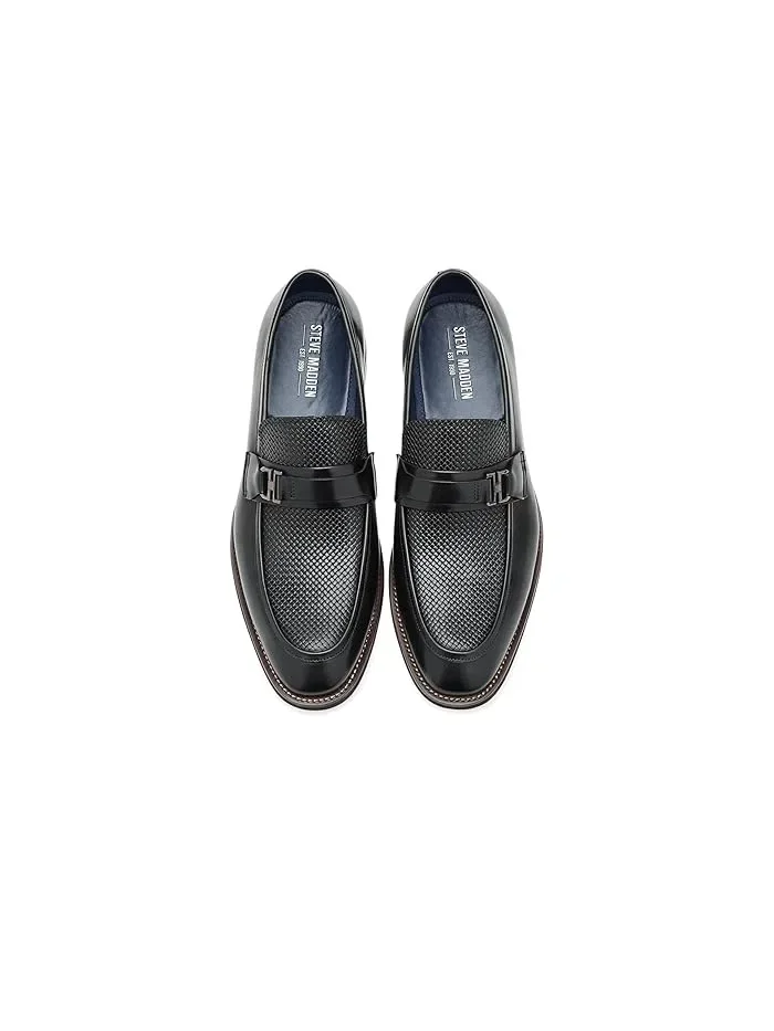 Лоферы кожаные плетеные Amboy Steve Madden — 3