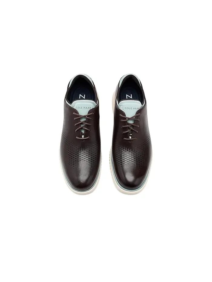 Оксфорды 2.zerogrand Lightweight Leather Laser Wingtip Cole Haan — изображение 3 из 5, синий