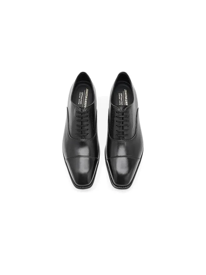 Туфли оксфорды Ashton Cap Toe Johnston & Murphy — изображение 3 из 5, черный
