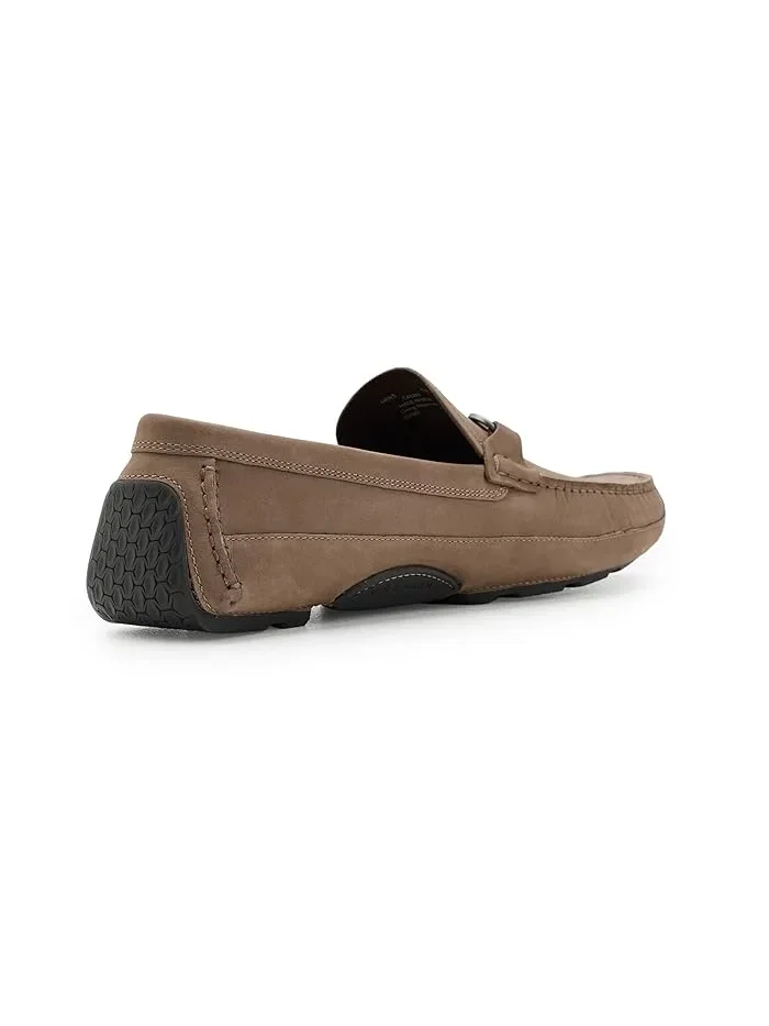 Лоферы Driving Loafers Hutchinson Grand Bit Cole Haan, Light Whiskey Nubuck/Gum — 4