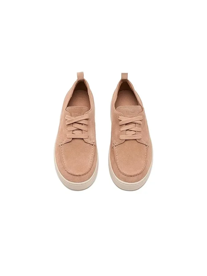 Лоферы замшевые Craft-Q Suede Lace-Up Moc Derby FitFlop — 3