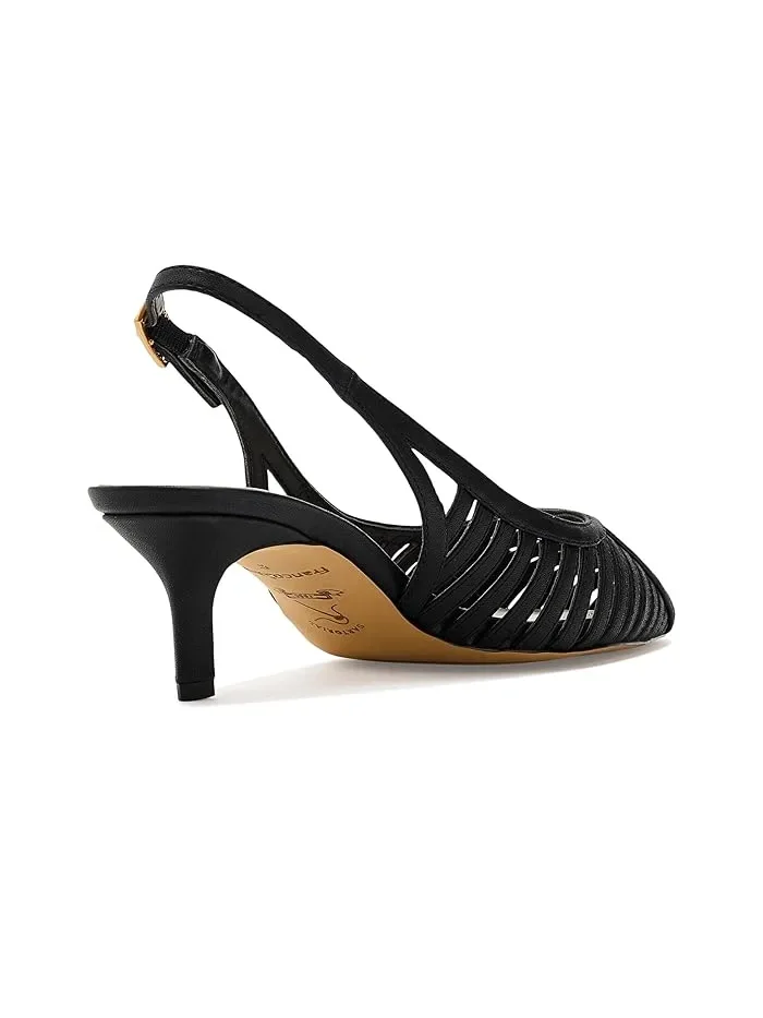Туфли на каблуке с открытым мысом Kate Slingback Franco Sarto — 4