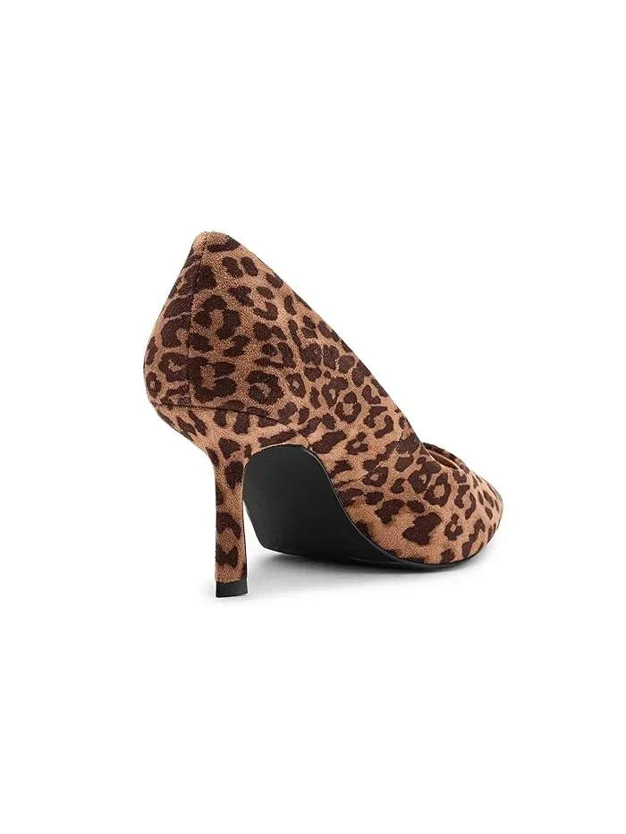 Туфли на каблуке с леопардовым принтом Grovve Madden Girl, Leopard Fabric — 4