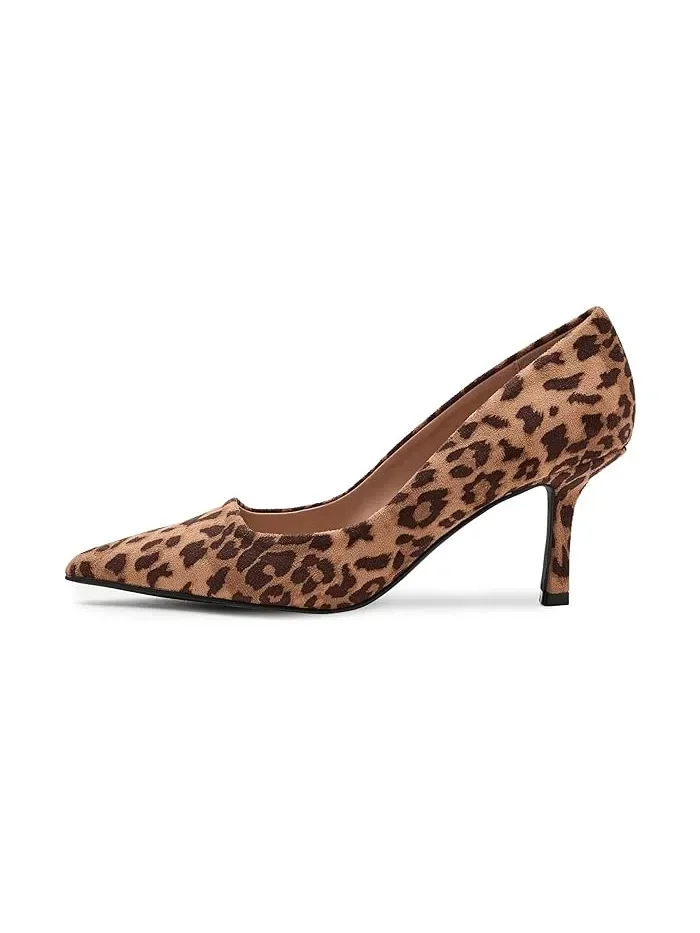 Туфли на каблуке с леопардовым принтом Grovve Madden Girl, Leopard Fabric — 5