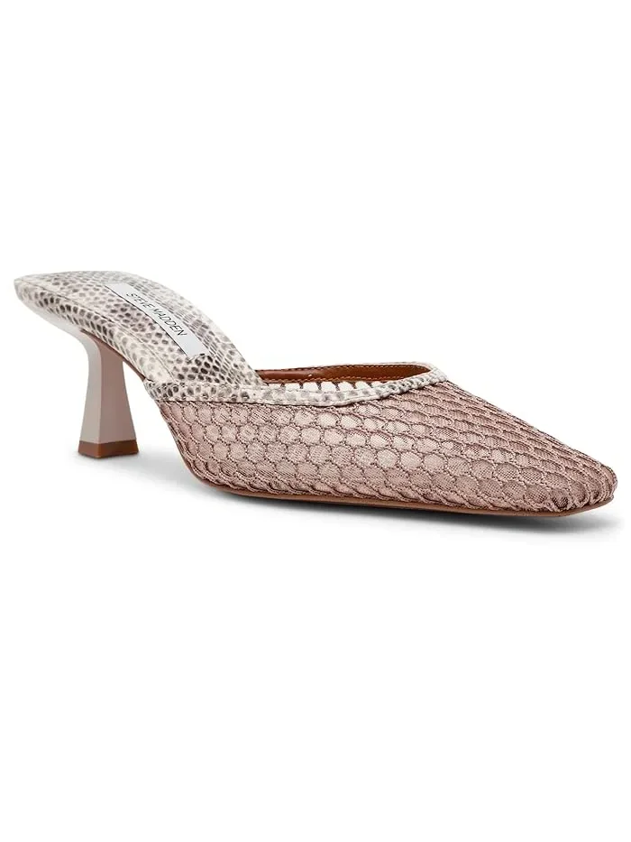 Туфли на каблуке Alyse Steve Madden, Natural Snake Mesh — 1