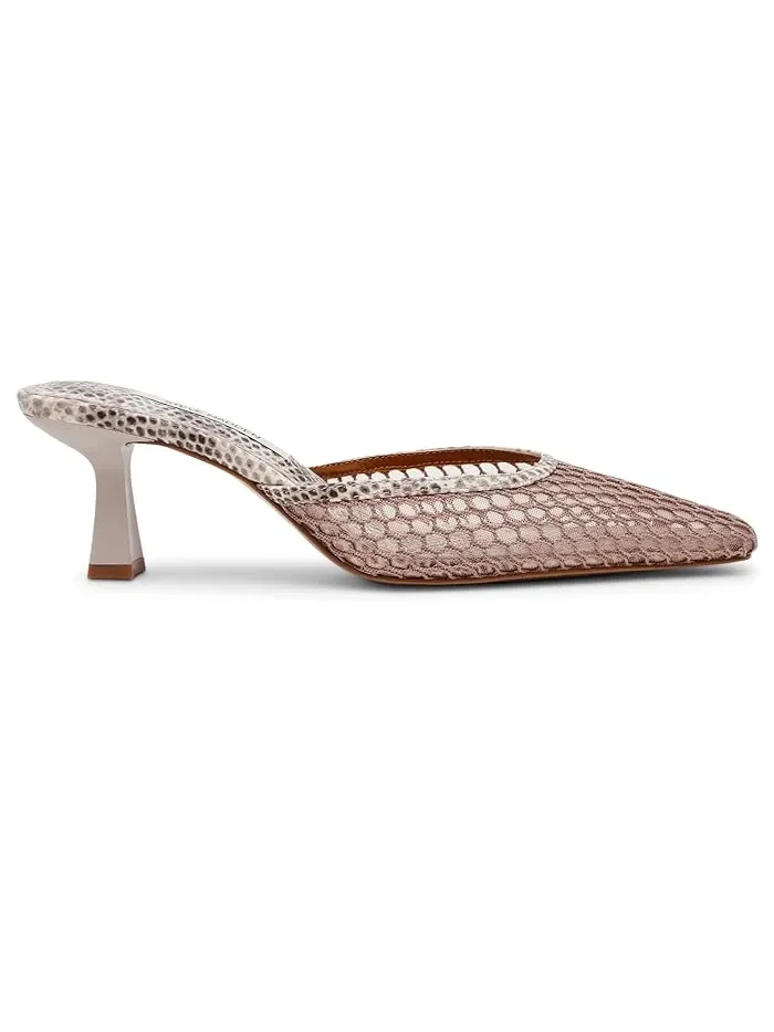 Туфли на каблуке Alyse Steve Madden, Natural Snake Mesh — 5