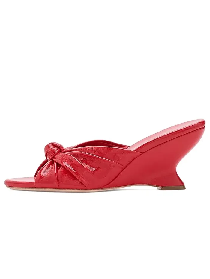 Туфли на каблуке с узлом Marsy Knot Wedges Loeffler Randall — 5