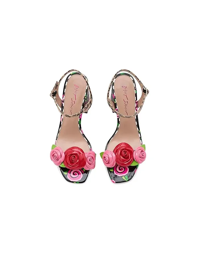 Туфли на каблуке с цветами Krystle Blue by Betsey Johnson — 3