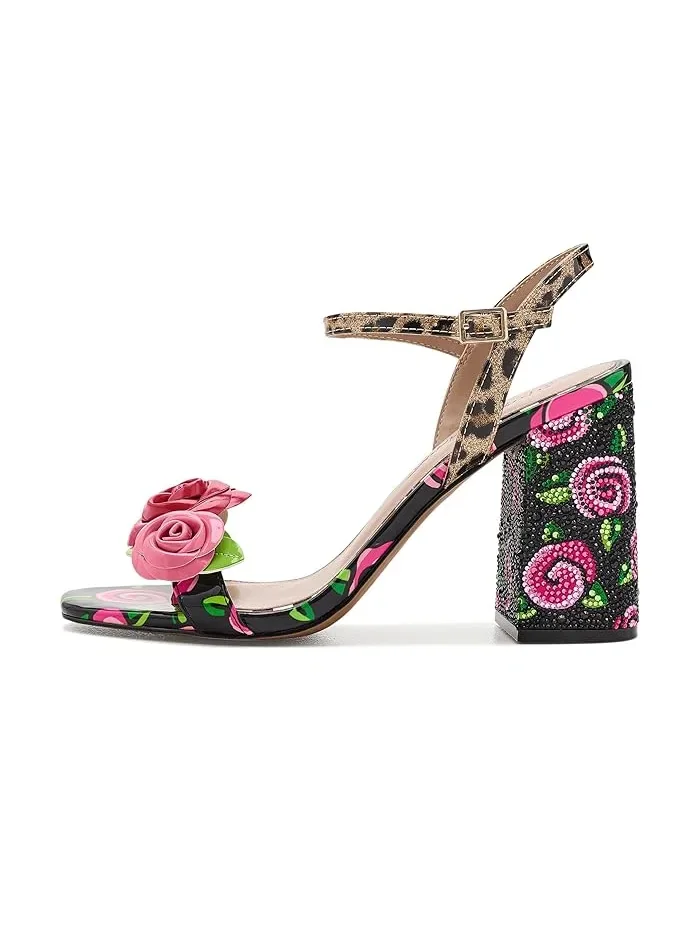 Туфли на каблуке с цветами Krystle Blue by Betsey Johnson — 5