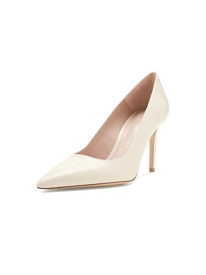 Туфли на каблуке Stuart Power 85 Stuart Weitzman, Linen — 2