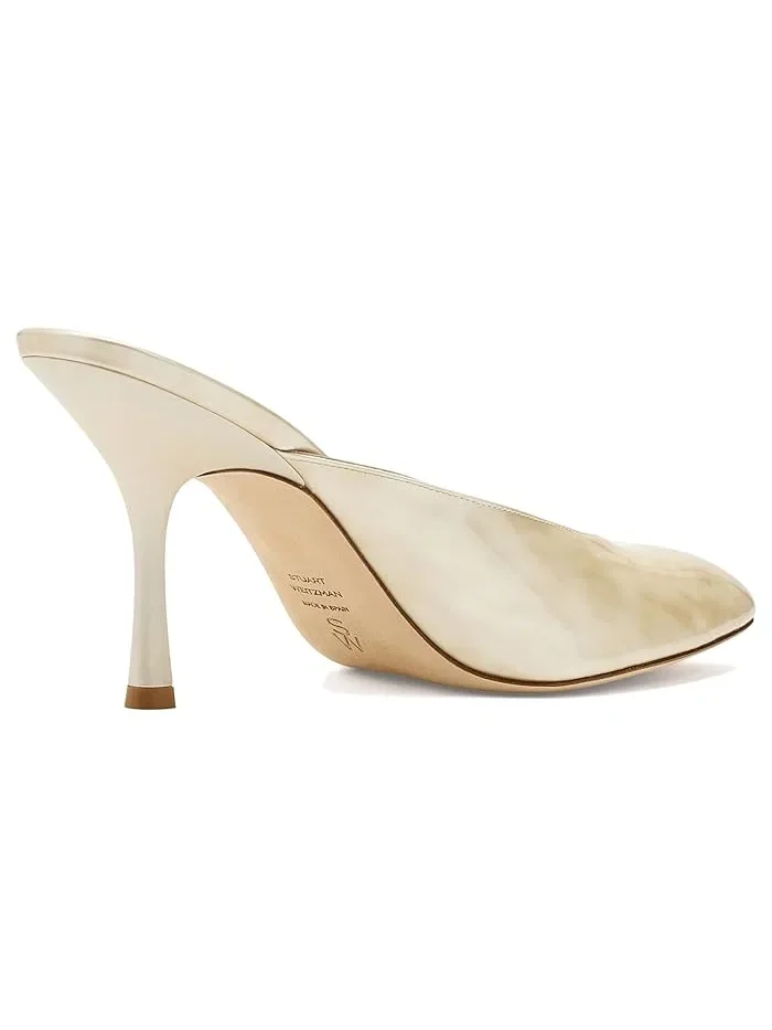 Туфли на каблуке Vinnie 85 Stuart Weitzman, Linen — 4