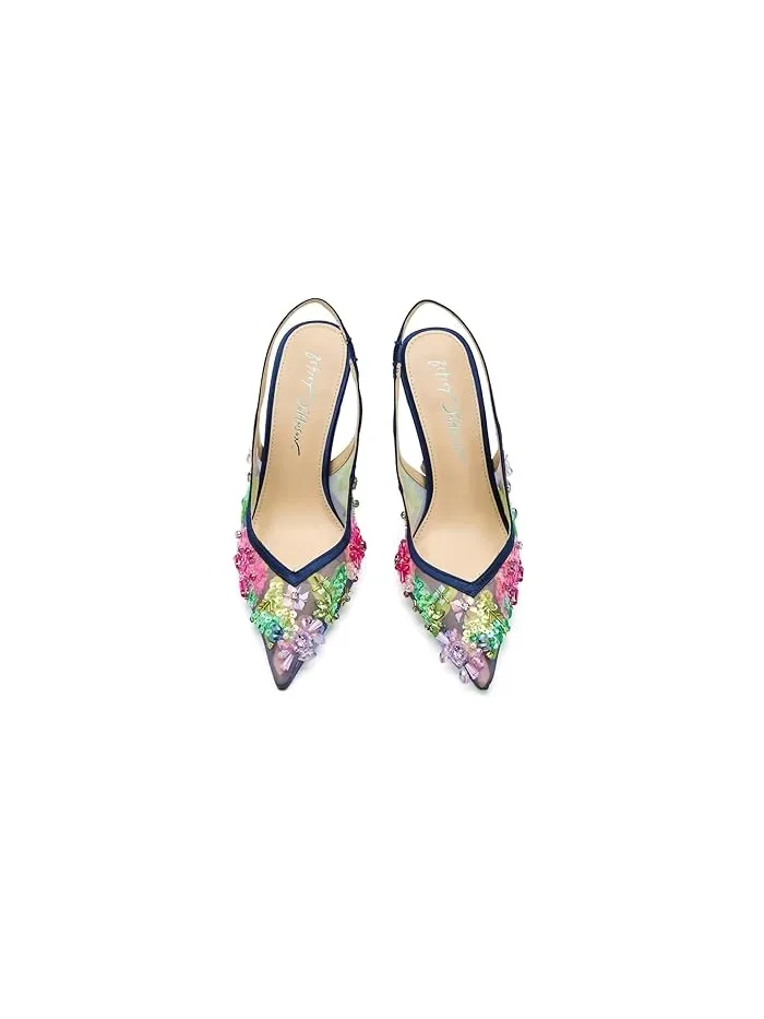 Туфли на каблуке с пайетками Eddie Blue by Betsey Johnson — 3