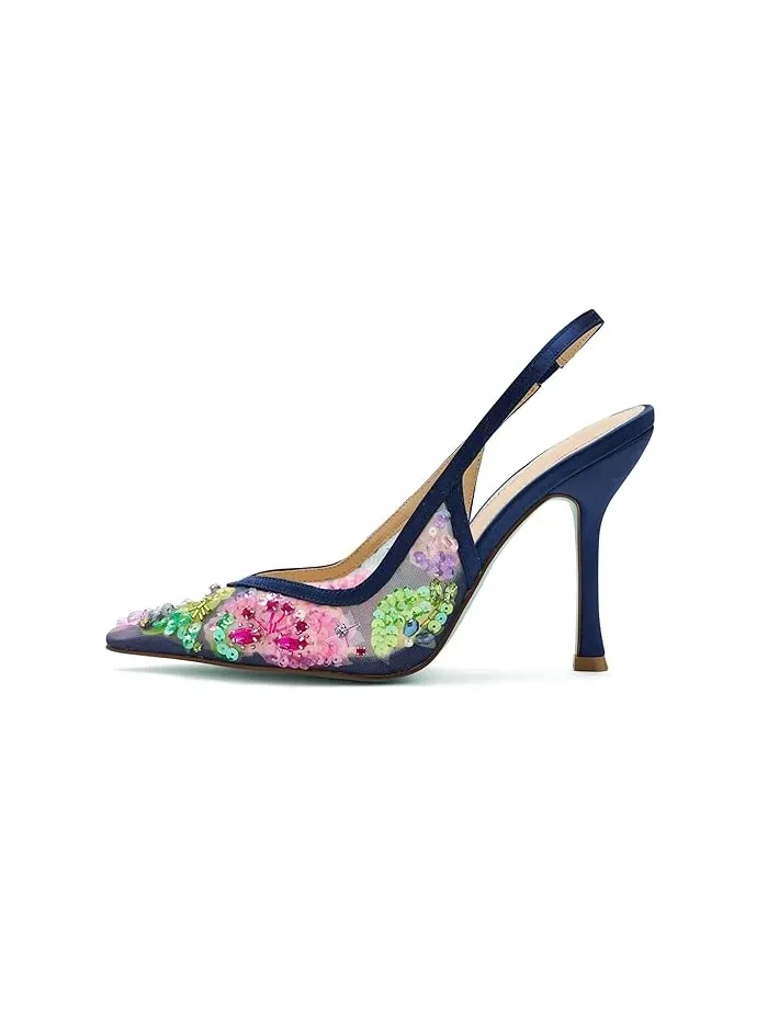 Туфли на каблуке с пайетками Eddie Blue by Betsey Johnson — 5
