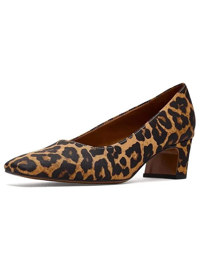 Туфли на каблуке Salino Franco Sarto, Camel Leopard Print — 1