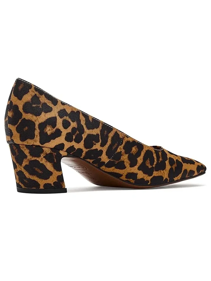Туфли на каблуке Salino Franco Sarto, Camel Leopard Print — 4