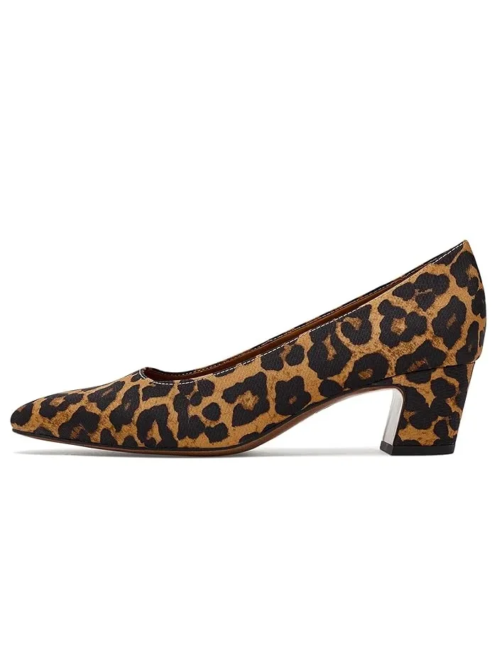Туфли на каблуке Salino Franco Sarto, Camel Leopard Print — 5
