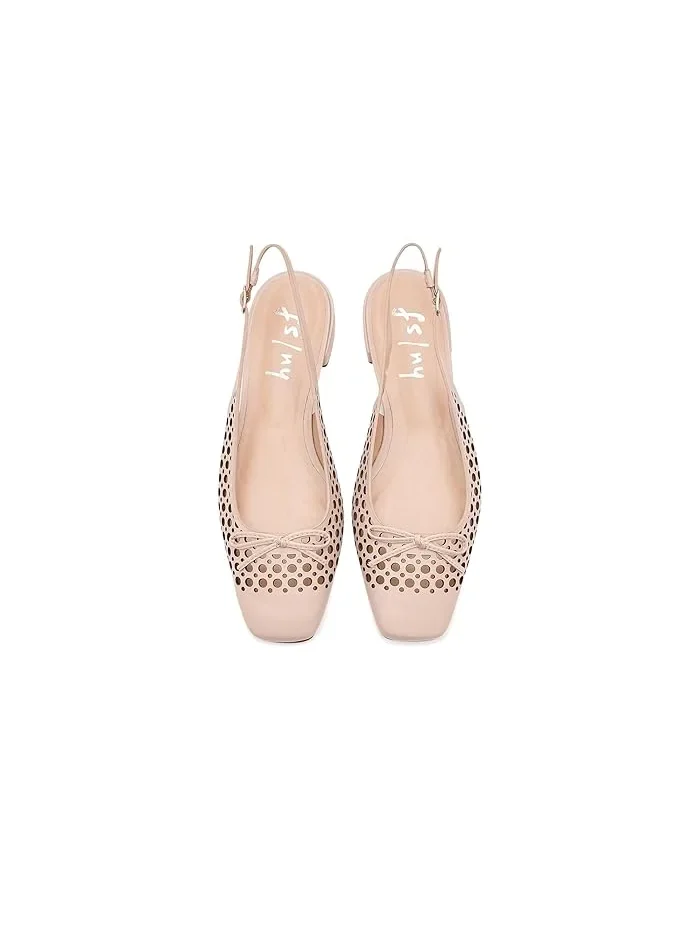 Туфли кожаные с открытой пяткой Raven French Sole — 3