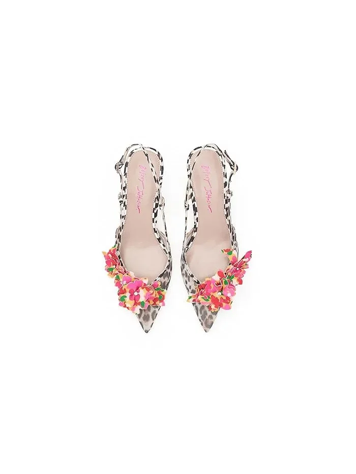 Туфли на каблуке с леопардовым принтом Baylee Blue by Betsey Johnson — 3