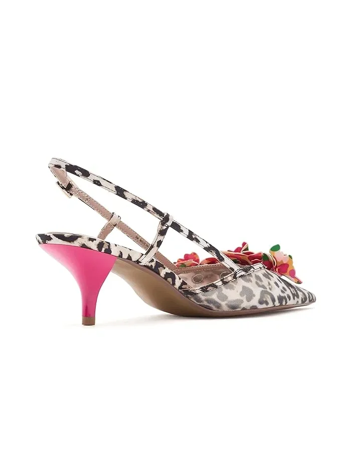 Туфли на каблуке с леопардовым принтом Baylee Blue by Betsey Johnson — 4
