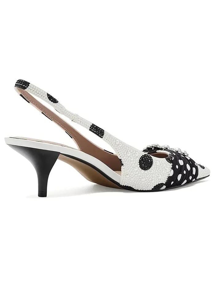 Туфли на каблуке с горошек Bryanna Blue by Betsey Johnson — 4