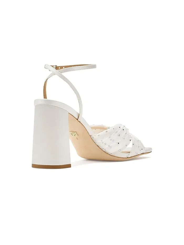 Туфли на каблуке с отделкой стразами Wila Badgley Mischka — 4