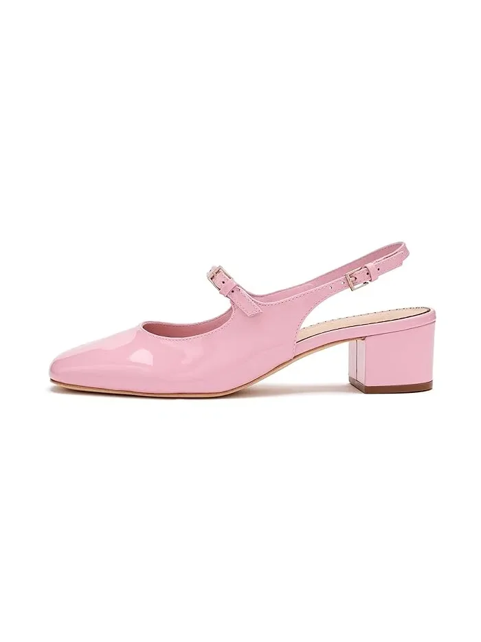 Туфли на каблуке Diana Patent Slingback Block Heels Cinq à Sept — 5