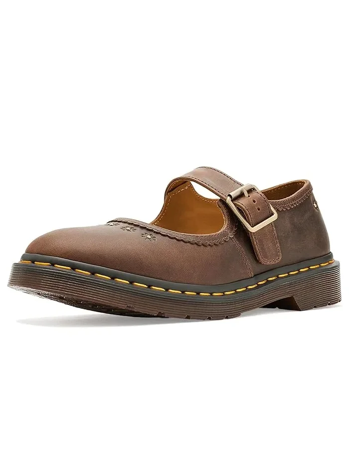 Туфли Мэри Джейн с цветочным тиснением Mary Jane Flower Dr. Martens — 1