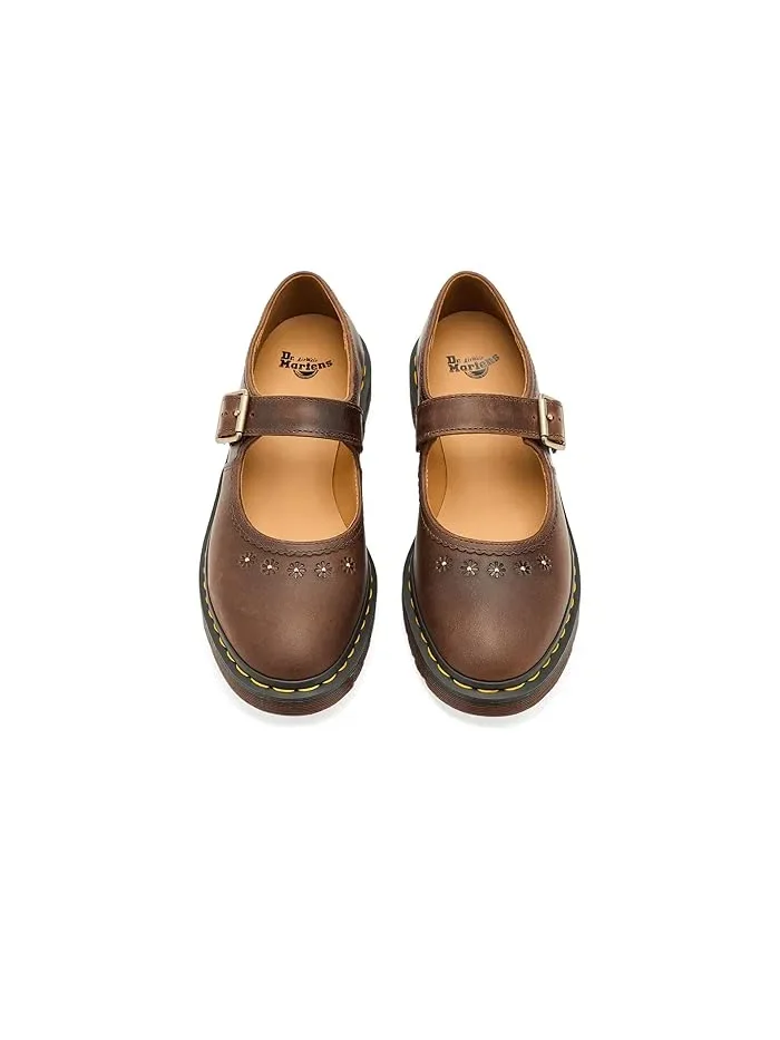 Туфли Мэри Джейн с цветочным тиснением Mary Jane Flower Dr. Martens — 3